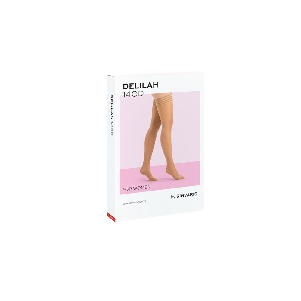 SIGVARIS Delilah A-T 140D mesh<br>1 Stück, Gr5, geschlossen mauve
