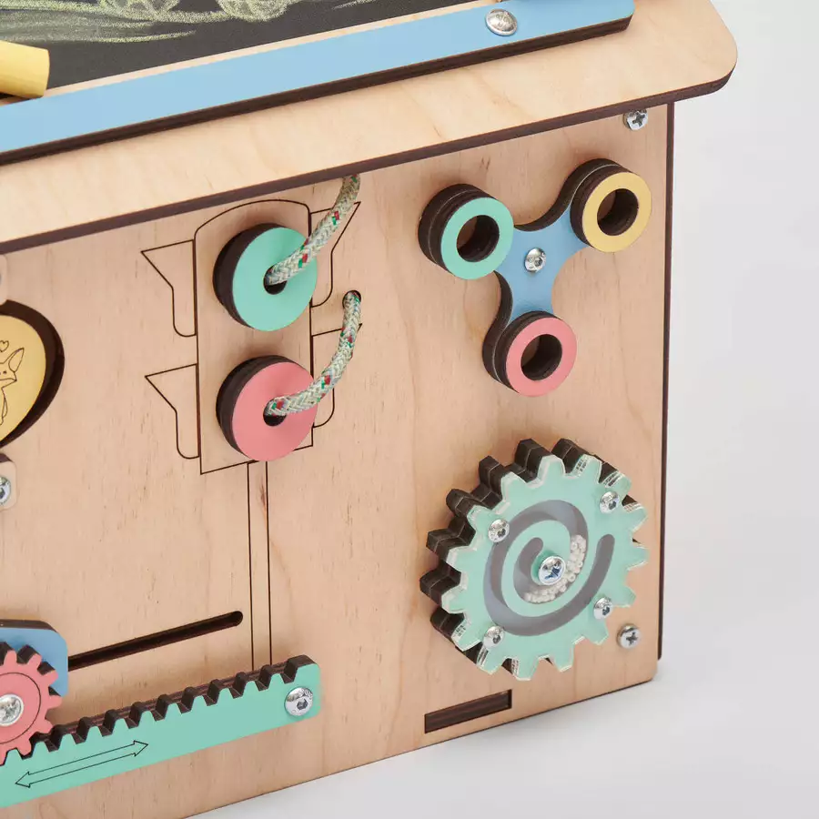 Montessori® sensorisches Mini Spielhaus Montessori® by Busy Kids mehrfarbig