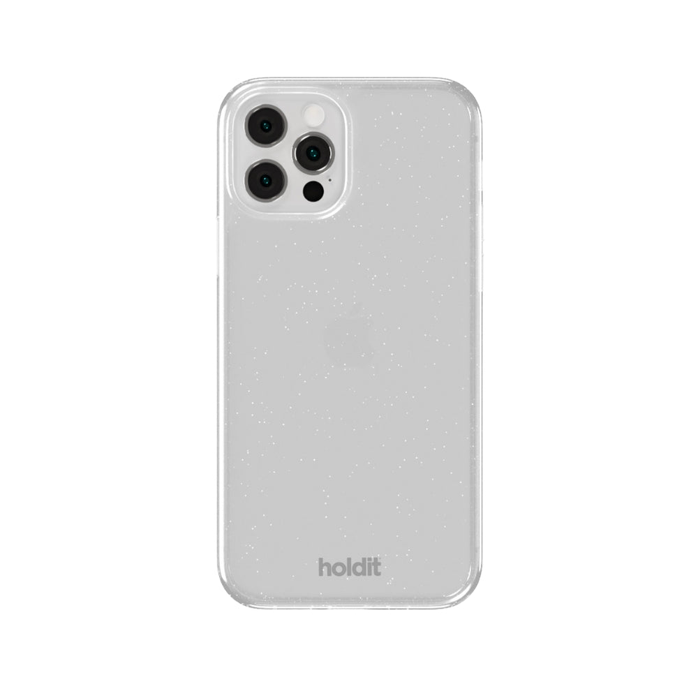 Holdit  Glitter iPhone cover - hvid