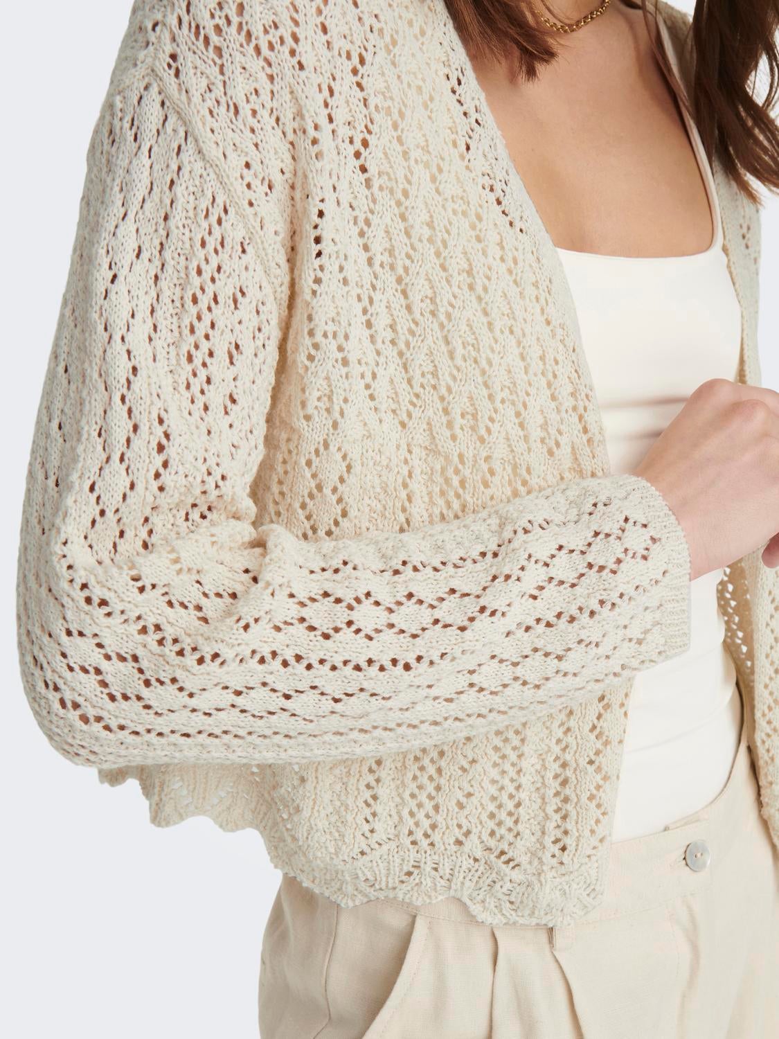 ONLNOLA Strickjacke Cloud Dancer