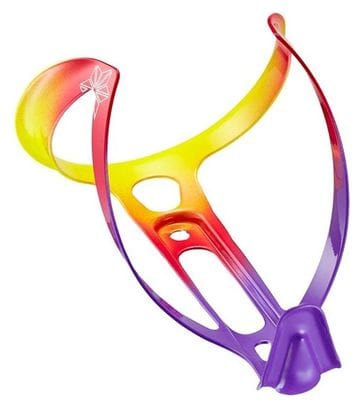 Porte-bidon Supacaz Fly Limited (Alu) Violet Fluo & Rouge & Jaune