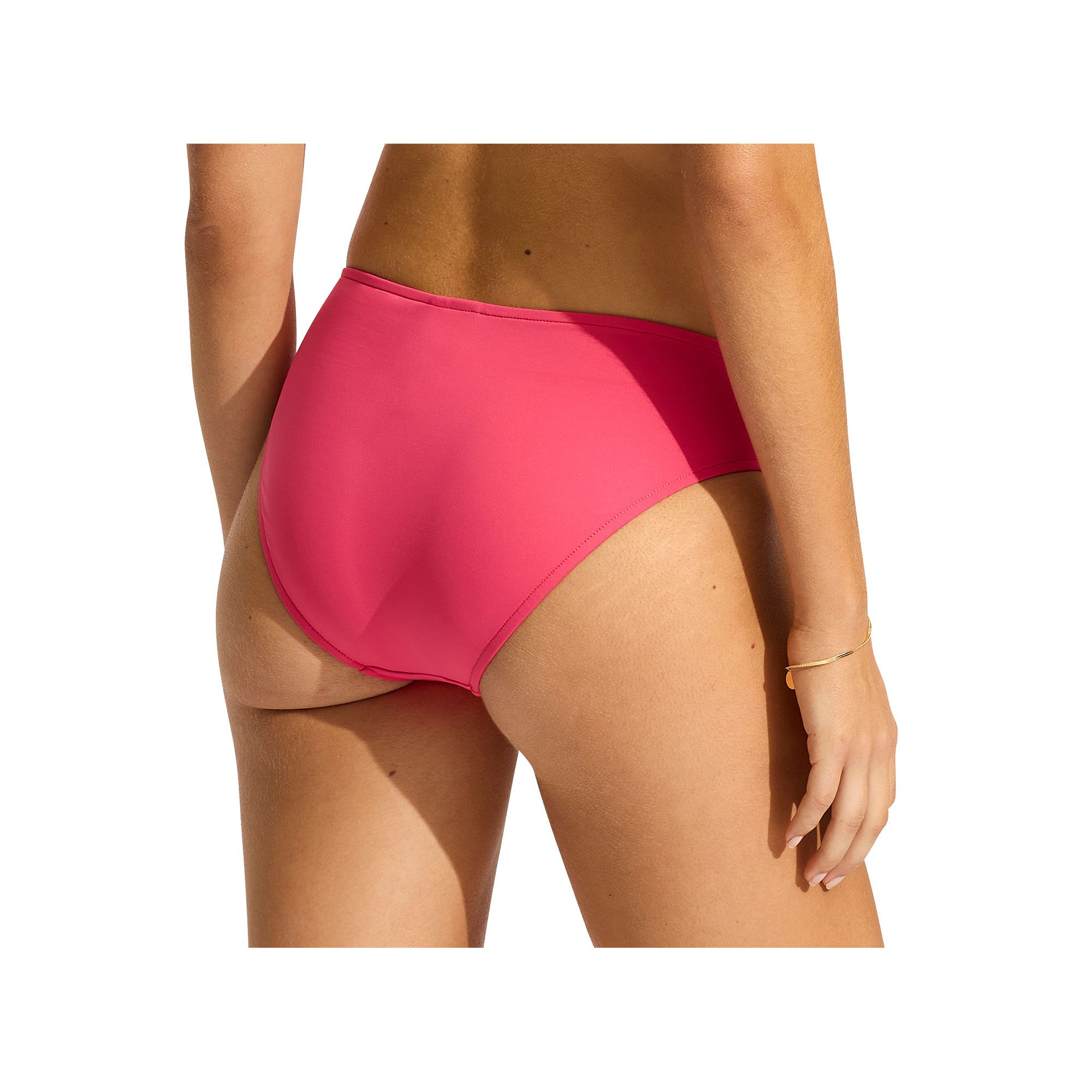 Seafolly S.Collective Twist Band Mini Hipster Bikini Pants Damen raspberry