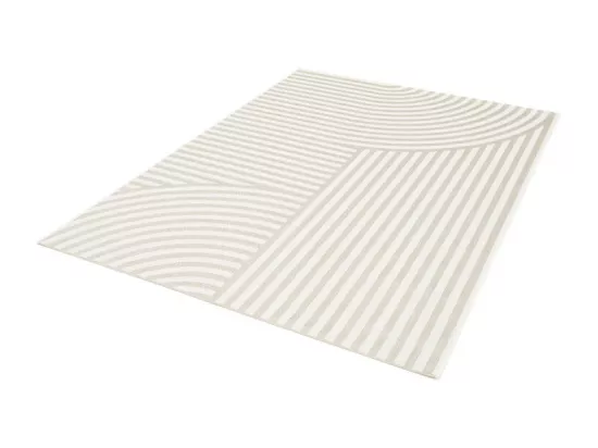 Bizana - Tapis d’extérieur à motif géométrique - Beige - 160x230cm