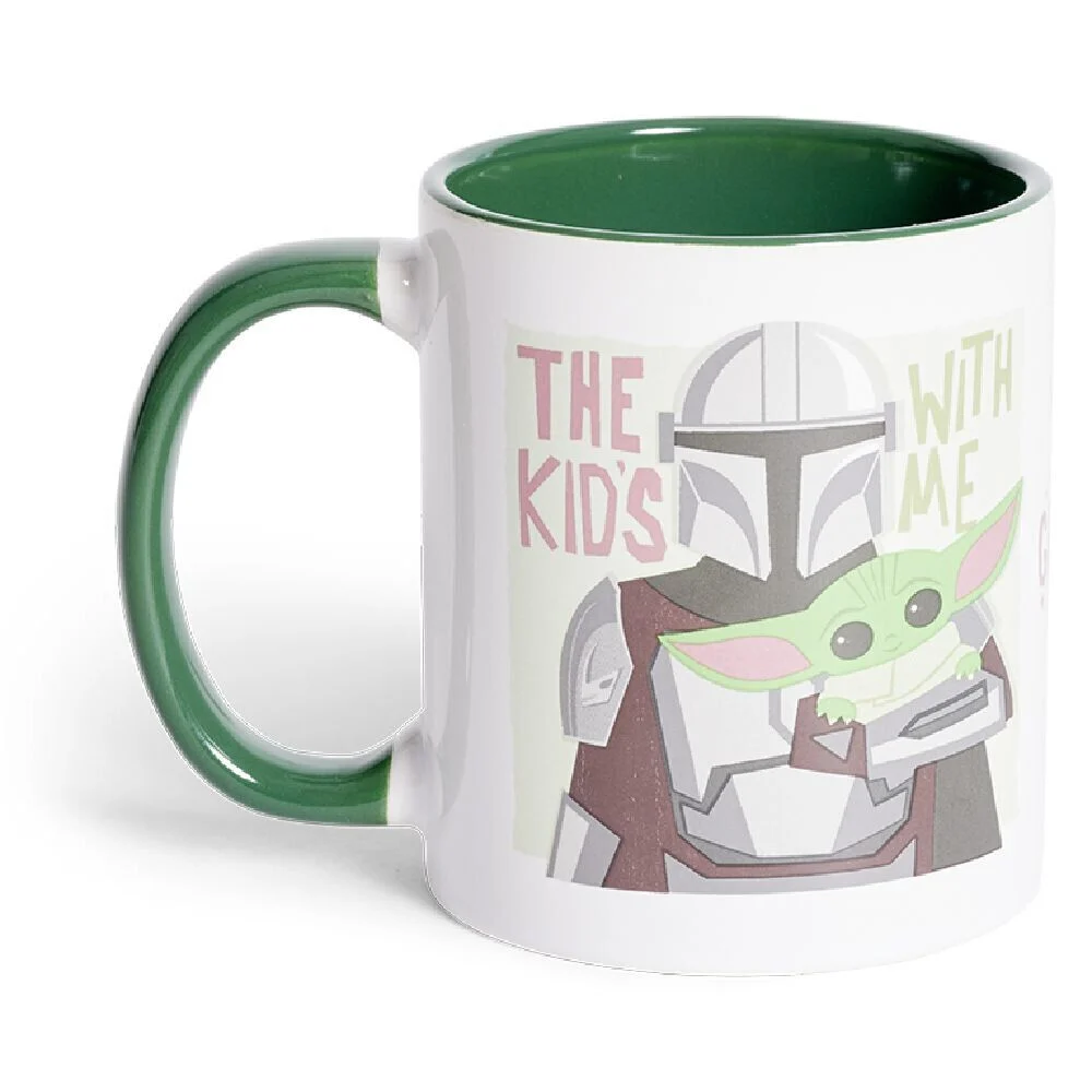 Mug Star Wars Mandalorian Storm Trooper blanc et vert 315ml