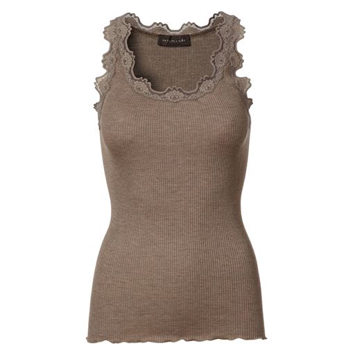 Rosemunde 5205 Blondetop, Brown Melange, X-large