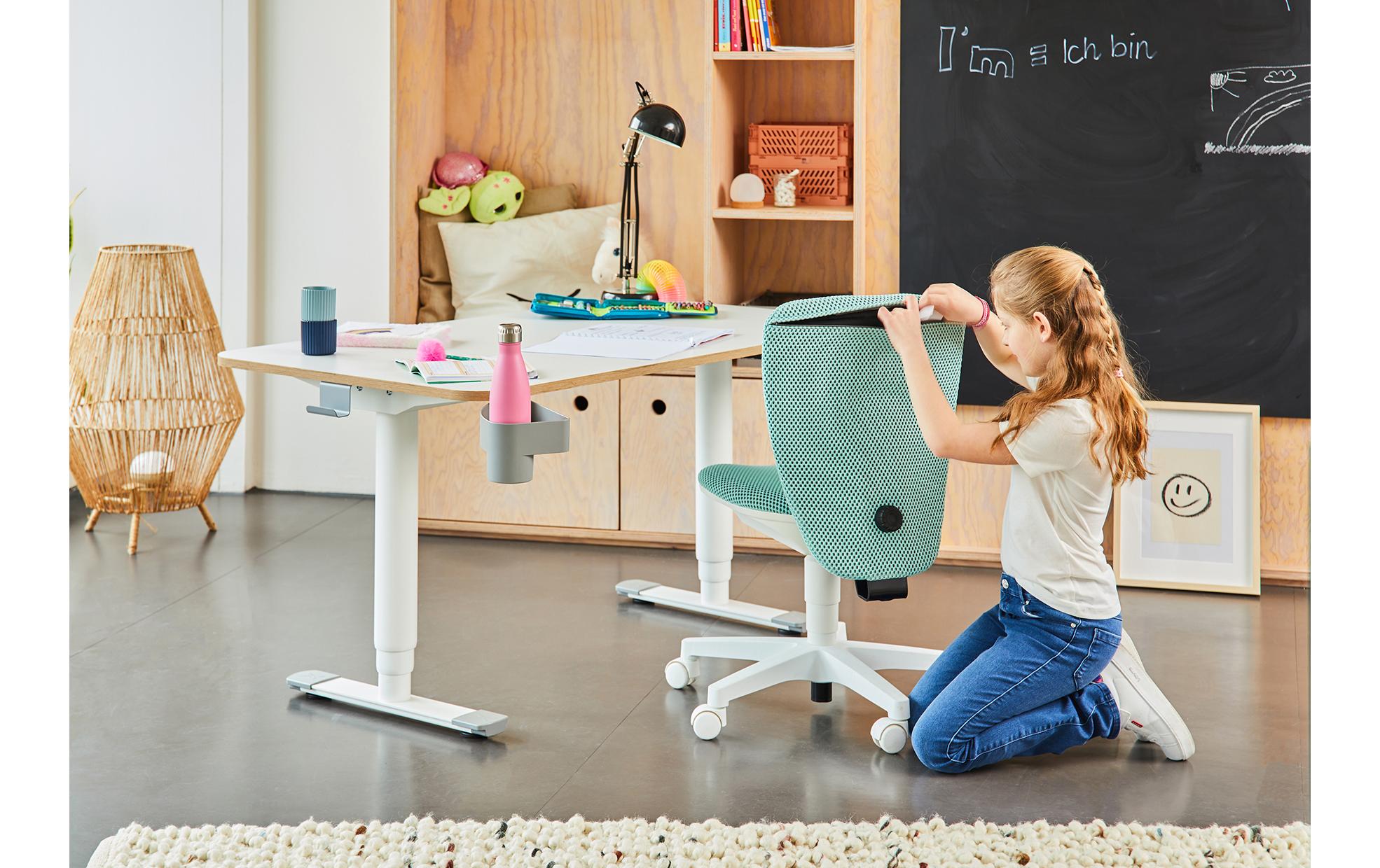 Kinder Bürostuhl Sitness HomeS'Cool, Mint<br>So macht das Lernen erst richtig Spass