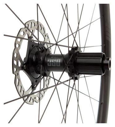 Roue Arrière Fast Forward F9D FCT Boyau Carbon Disc DT350 | 12x142mm | Corps Shimano/Sram | Noir Mat