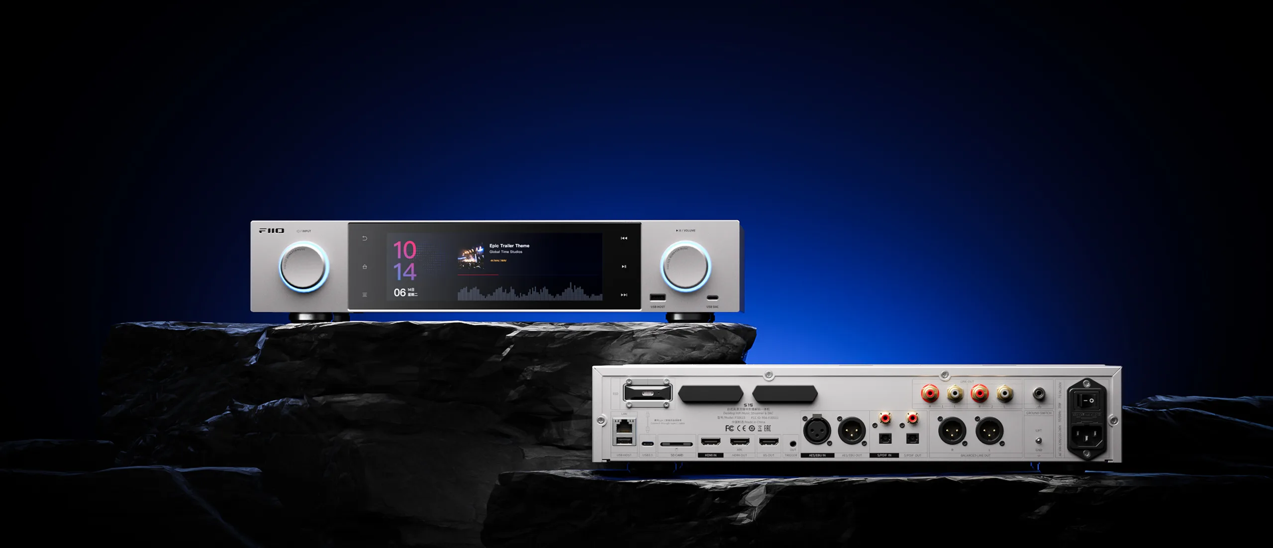 FiiO S15 Silver Lecteurs réseau audio