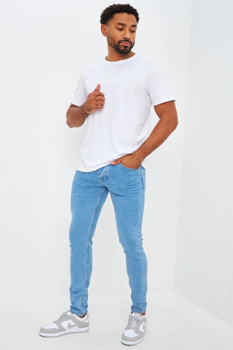 Jean Brentiny bleu uni