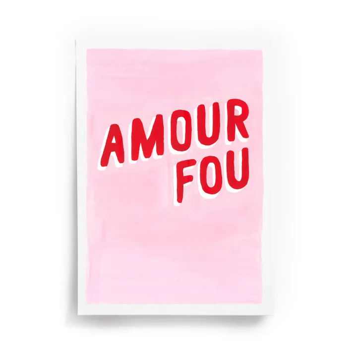 Taxi Brousse Affiche Amour Fou  | Rose