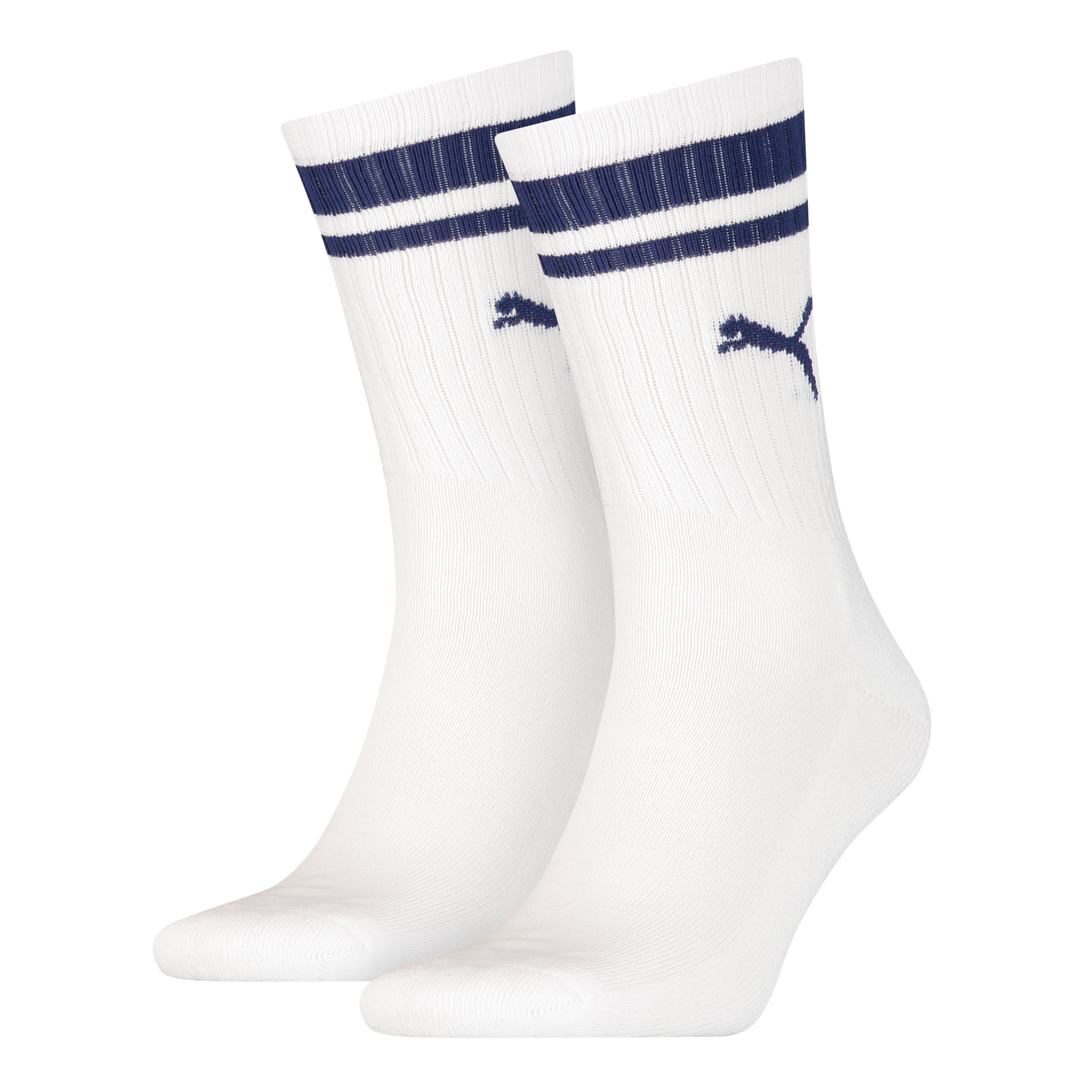 PUMA Socken »PUMA UNISEX HERITAGE CREW SOCK« 2 Stk. tlg. Komfort-Passform, gepolsterte Sohle