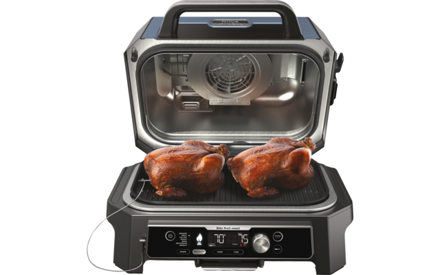 Ninja Woodfire Pro Connect XL elektrischer Outdoor Grill & Smoker 1700 W