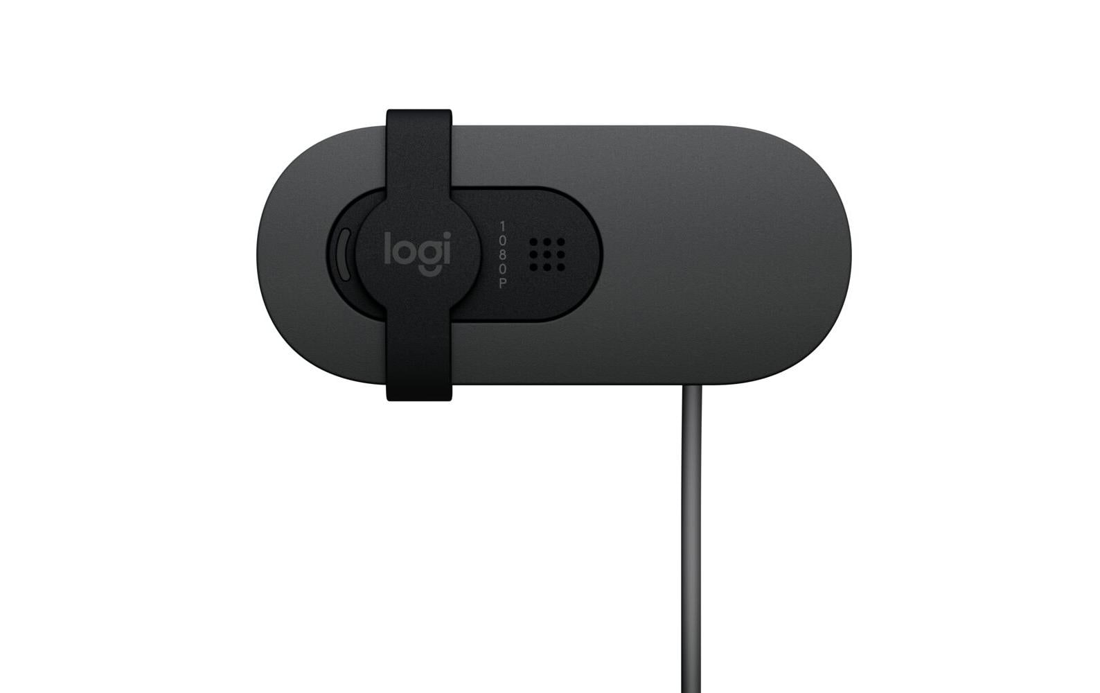 Brio 100 GraphiteFull HD-Webcam mit integrierter Abdeckblende