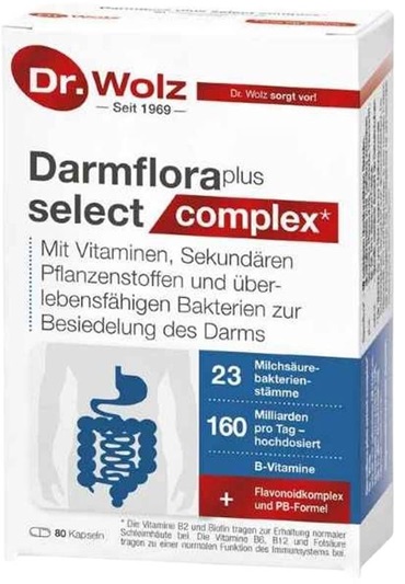 DR. WOLZ Darmflora Plus Select Complex Kaps Blist 80 Stk