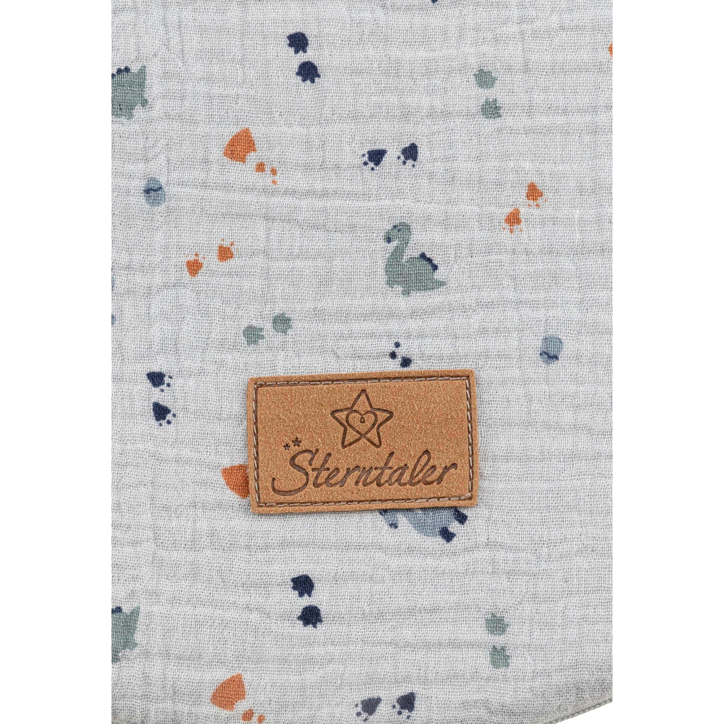 Sterntaler Sommerschlafsack Musselin 0.5 TOG graublau / Dino Rexi