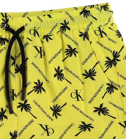 Calvin Klein Shorts - Palm - Gelb m. Palmer