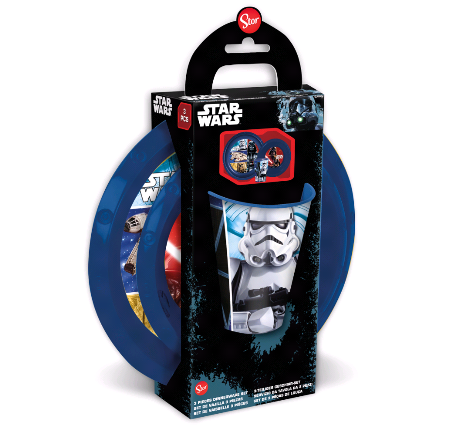 Stor - Tallerkensæt - Star Wars