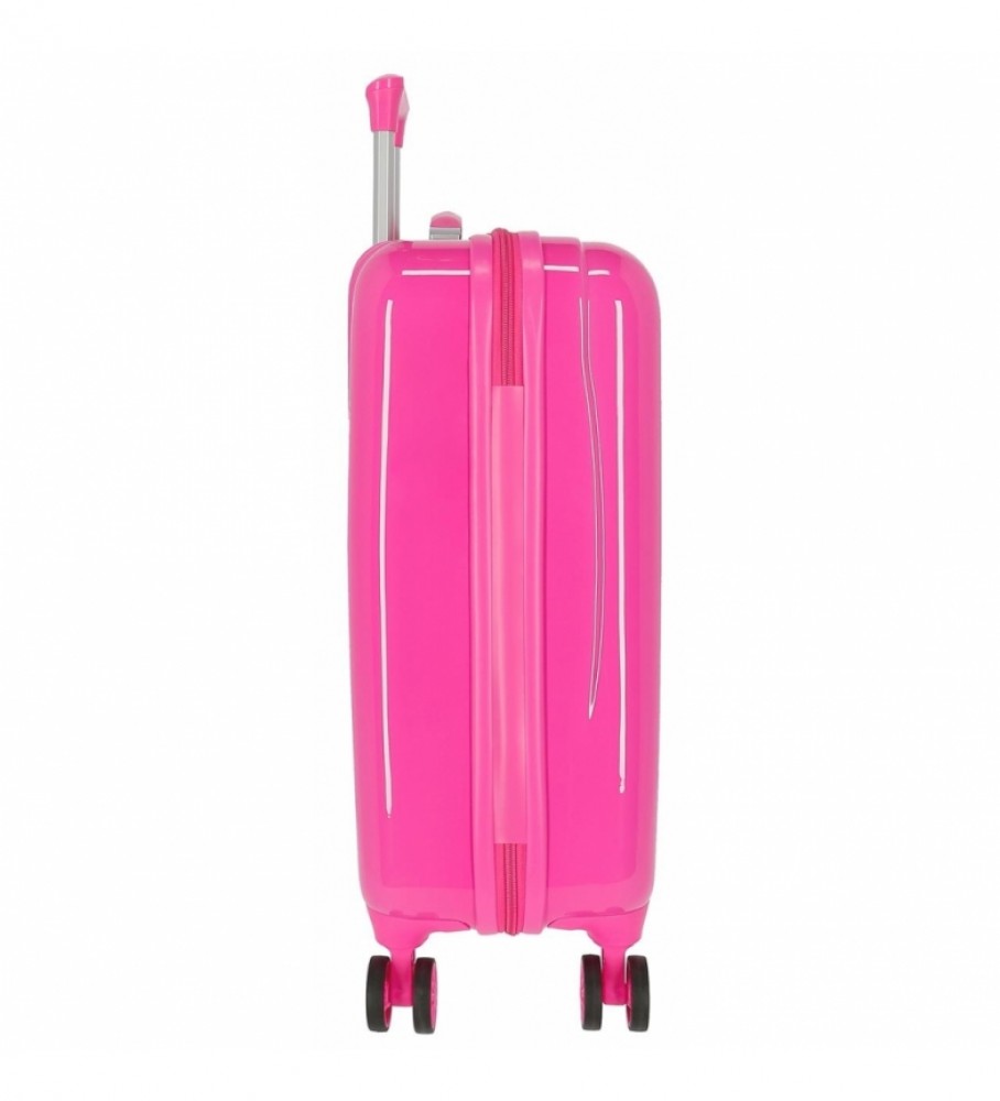 Mala de cabine rígida Joumma Bags Hello Kitty You are Cute Fuchsia - 38x55x20cm