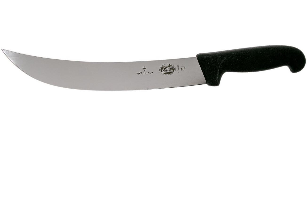 Victorinox Fibrox Pro Cimeter / slagersmes 25 cm, 5-7303-25