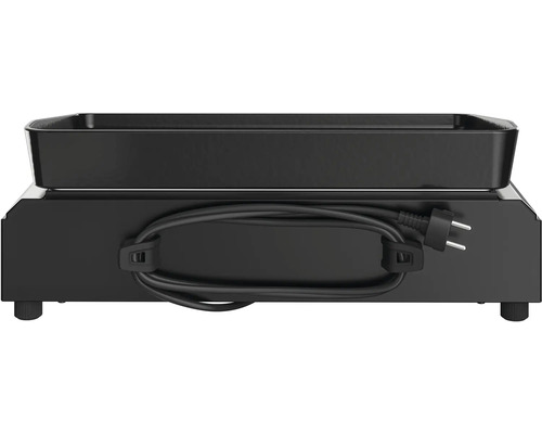 Campingaz Plancha Electric 1 XD 2500 W zwarte elektrische grill inclusief vetopvangbak en stroomkabel
