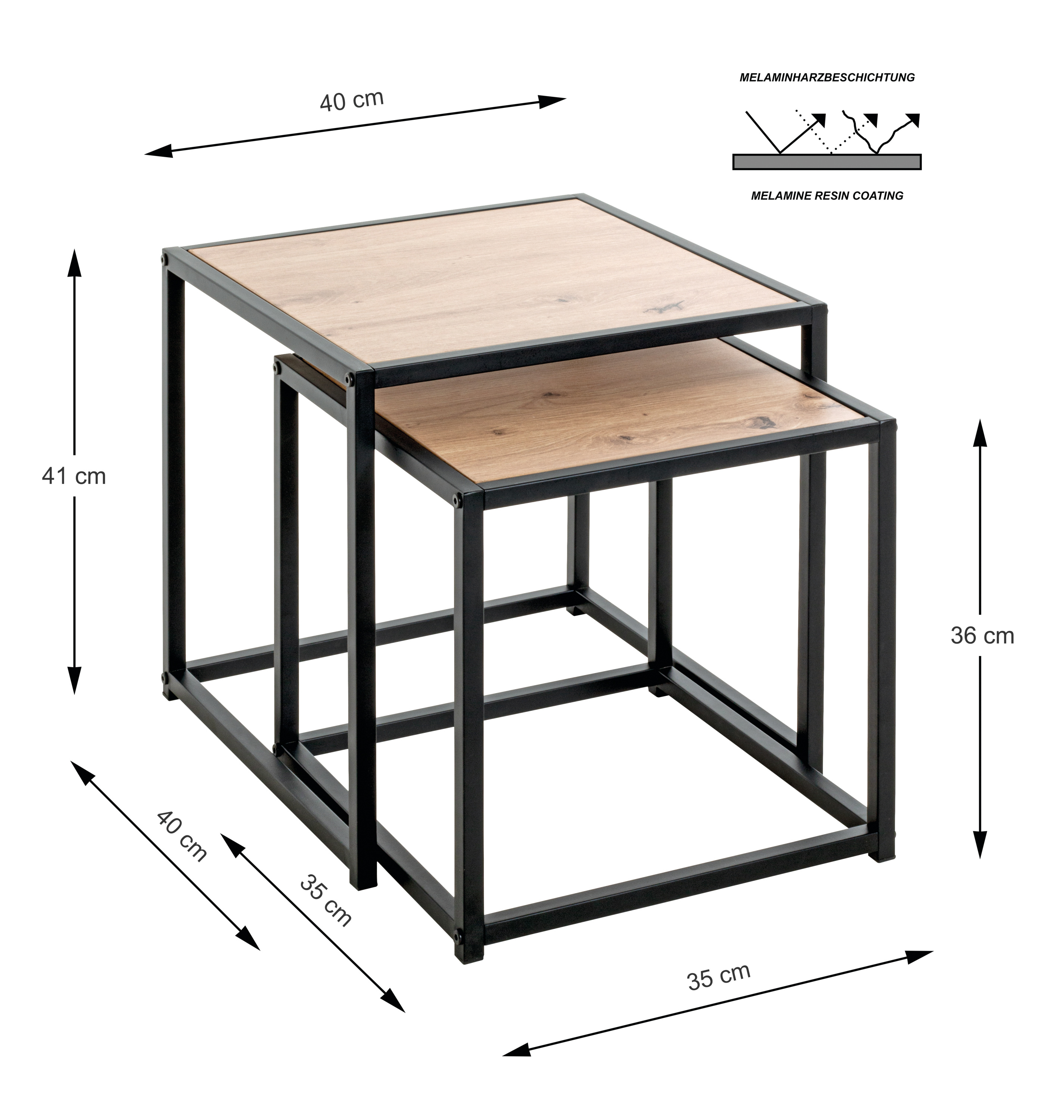 Beistelltisch 2er Set