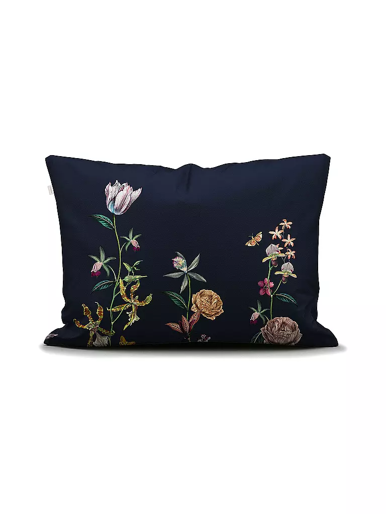 ESSENZA Satin Bettwäsche FEDA 70x90cm/140x200cm Night Blue dunkelblau