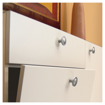 Knop Mette aluminium 35mm