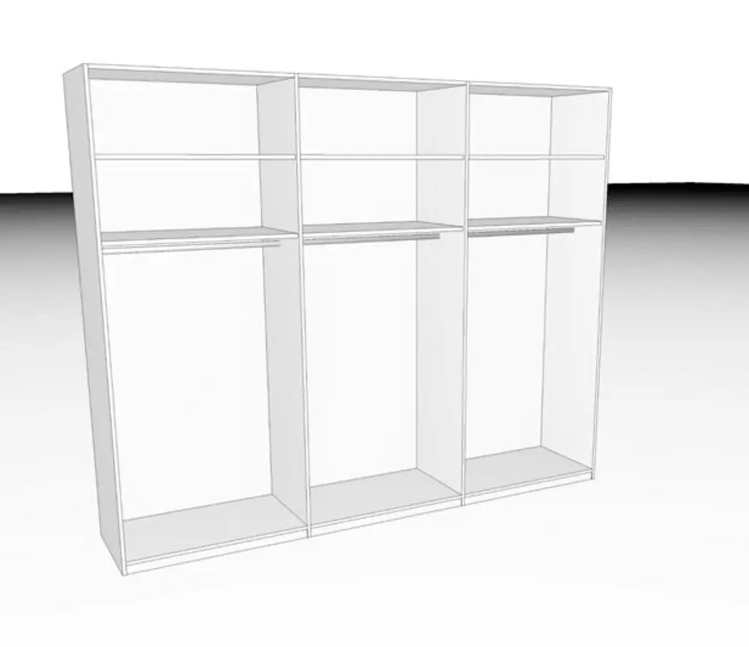 Kleiderschrank Basic 300 x 244 cm