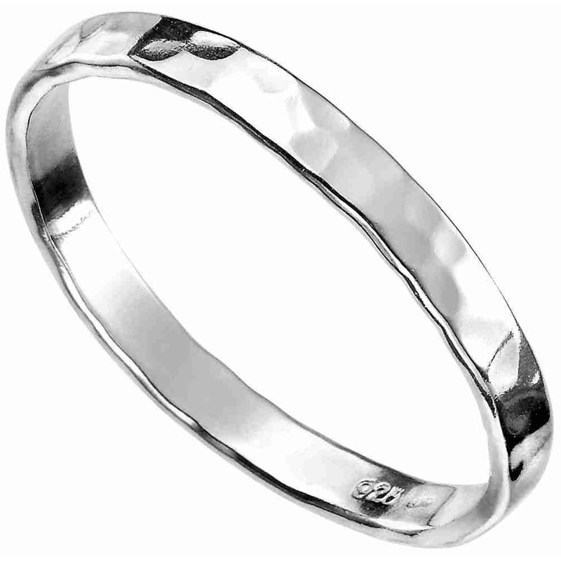 Bague anneau en argent 925/1000