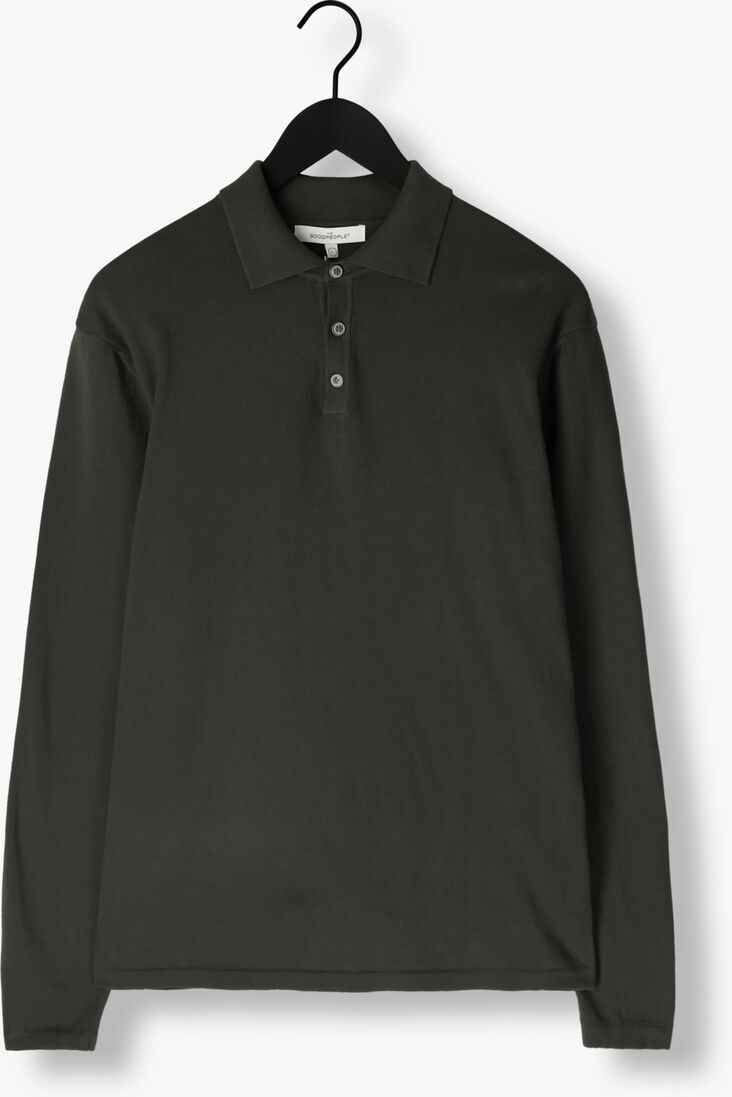 THE GOODPEOPLE donkergroene the goodpeople polo kai