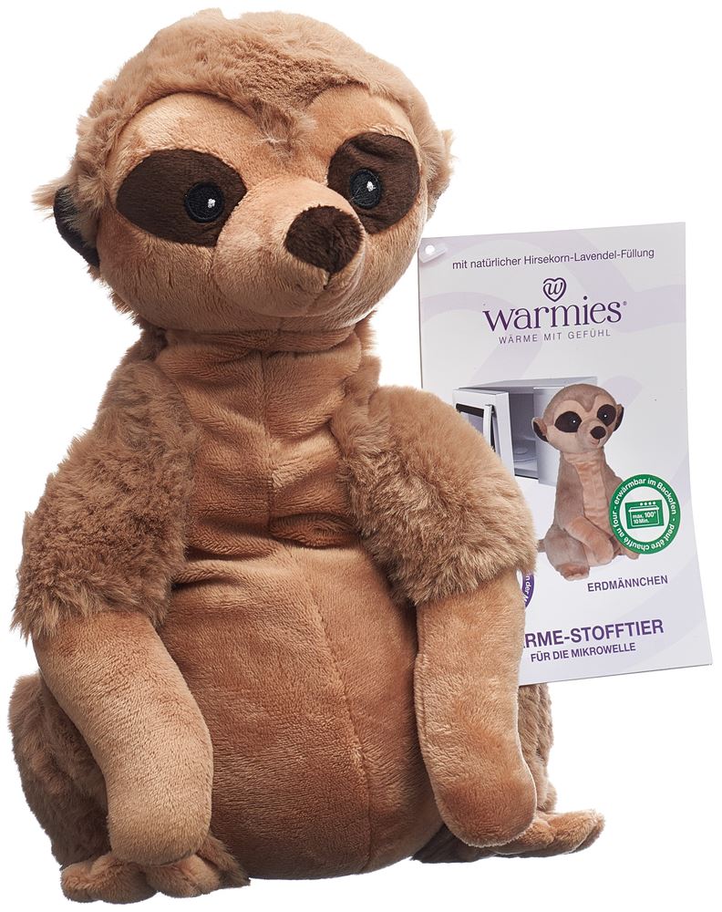 WARMIES Wärme-Stofftier Erdmännchen Lavendel-Füllung 1 Stk