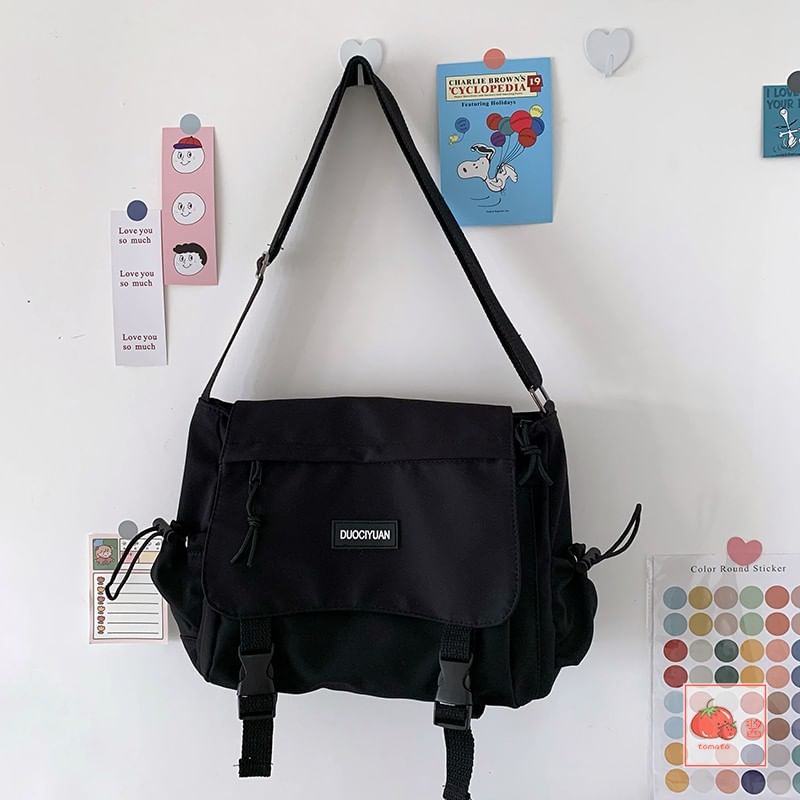 Porstina - Crossbodytas met paneel en gesp en klep
