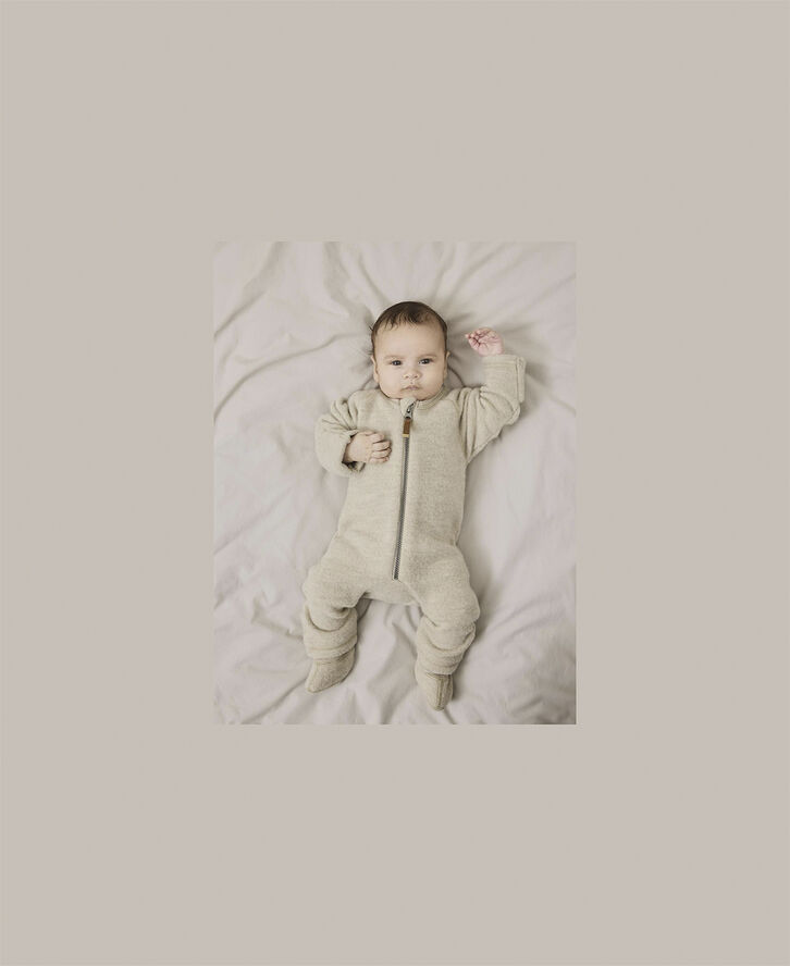 Name It NBFWMINO WOOL BRU LS SUIT NOOS Pure cashmere