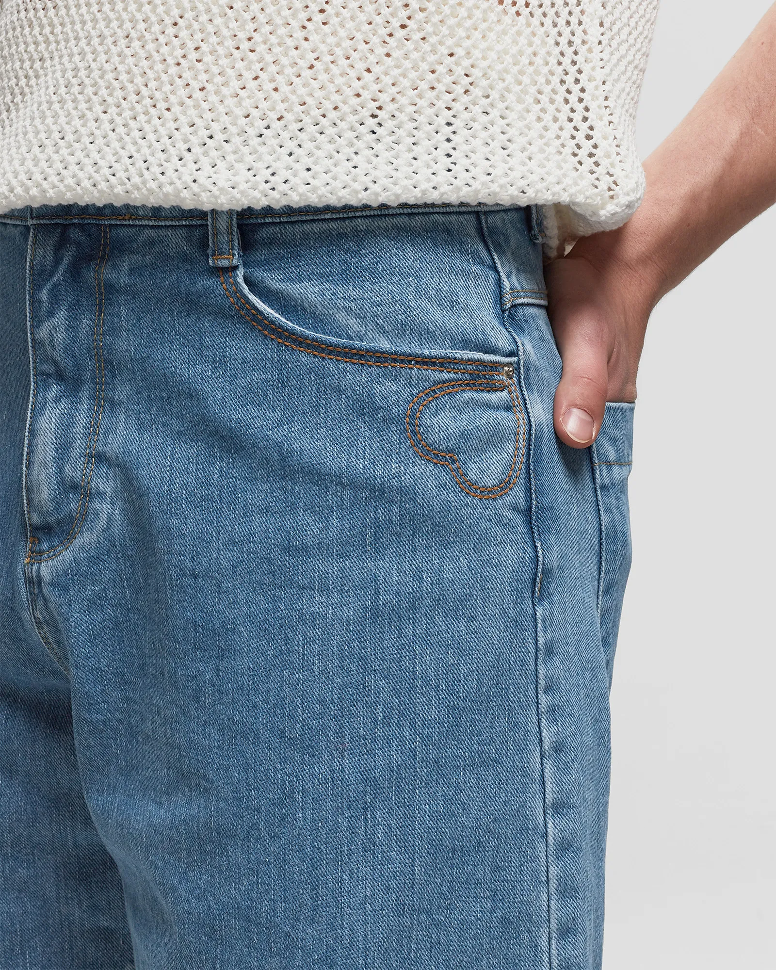 Arte Antwerp Heart Detail Stitch shorts