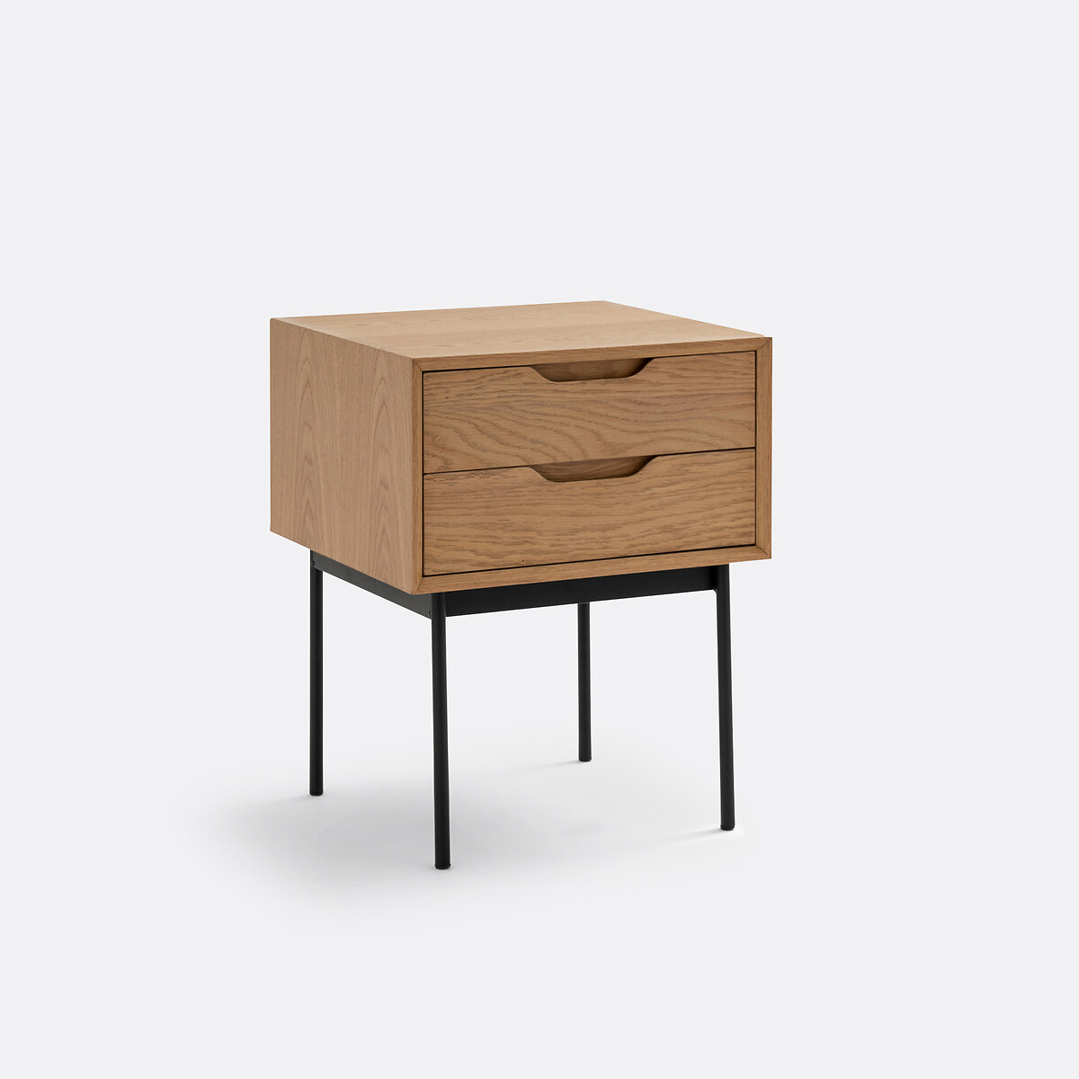LA REDOUTE INTERIEURS<br>Mesa de cabeceira com 2 gavetas, Noyeto