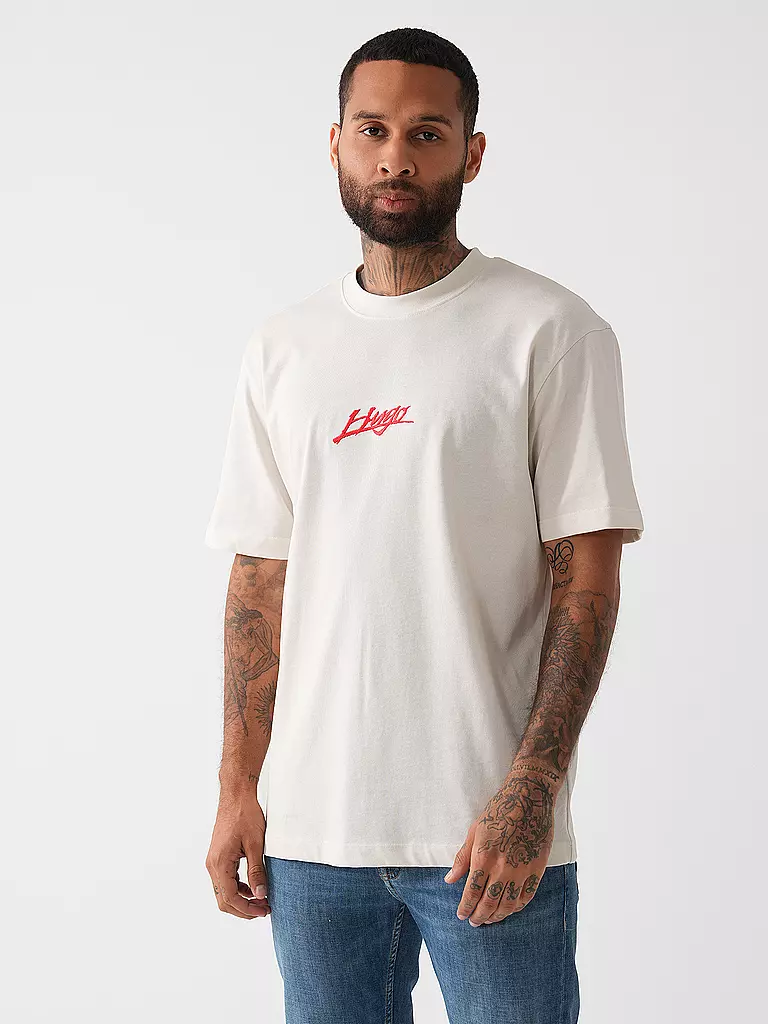 HUGO T-Shirt DLOGOTEE weiss