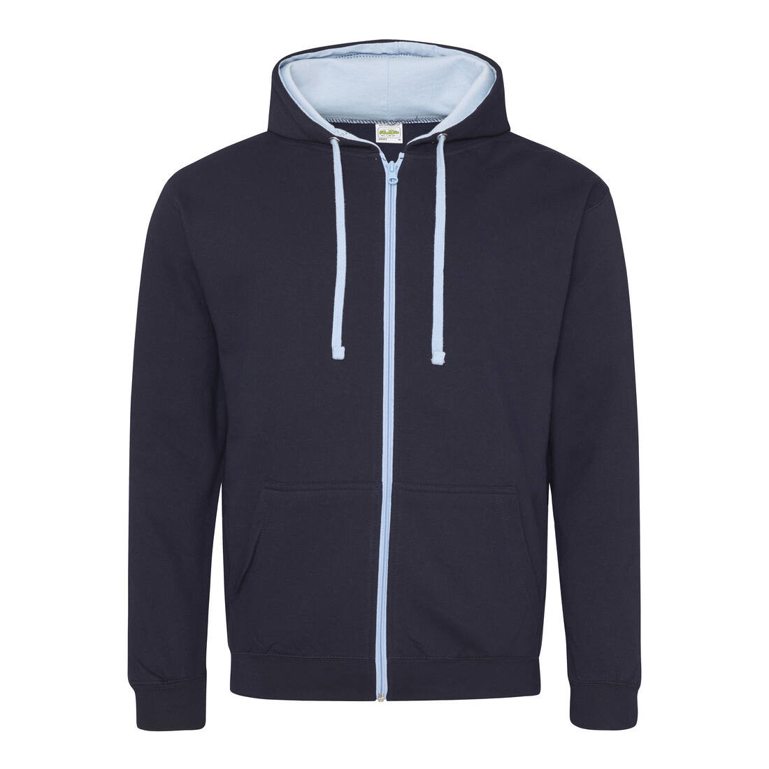 AWDIS JH053 - Sweat capuche zippé contrasté