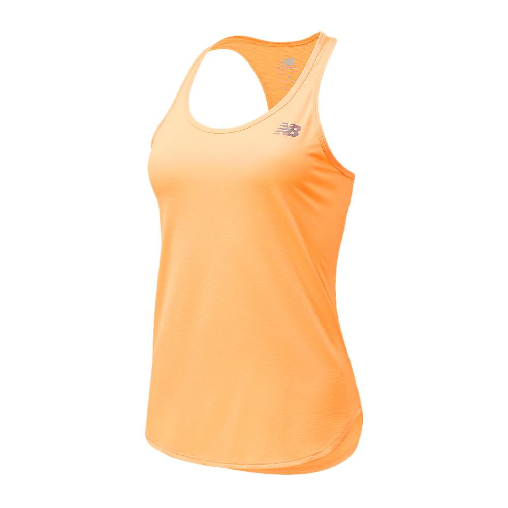 New Balance Débardeur de Sport Orange Femme New Balance WT11222LMO