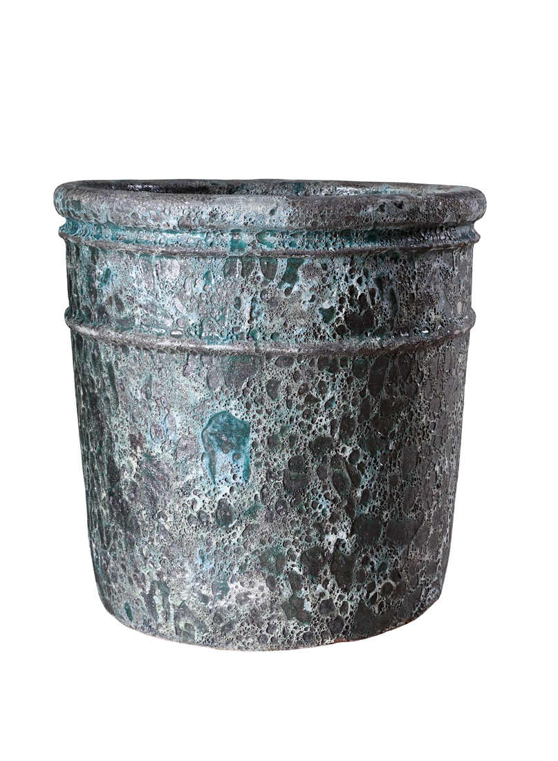Plantenpot Enarete M relic jade Ø57 x H57 cm