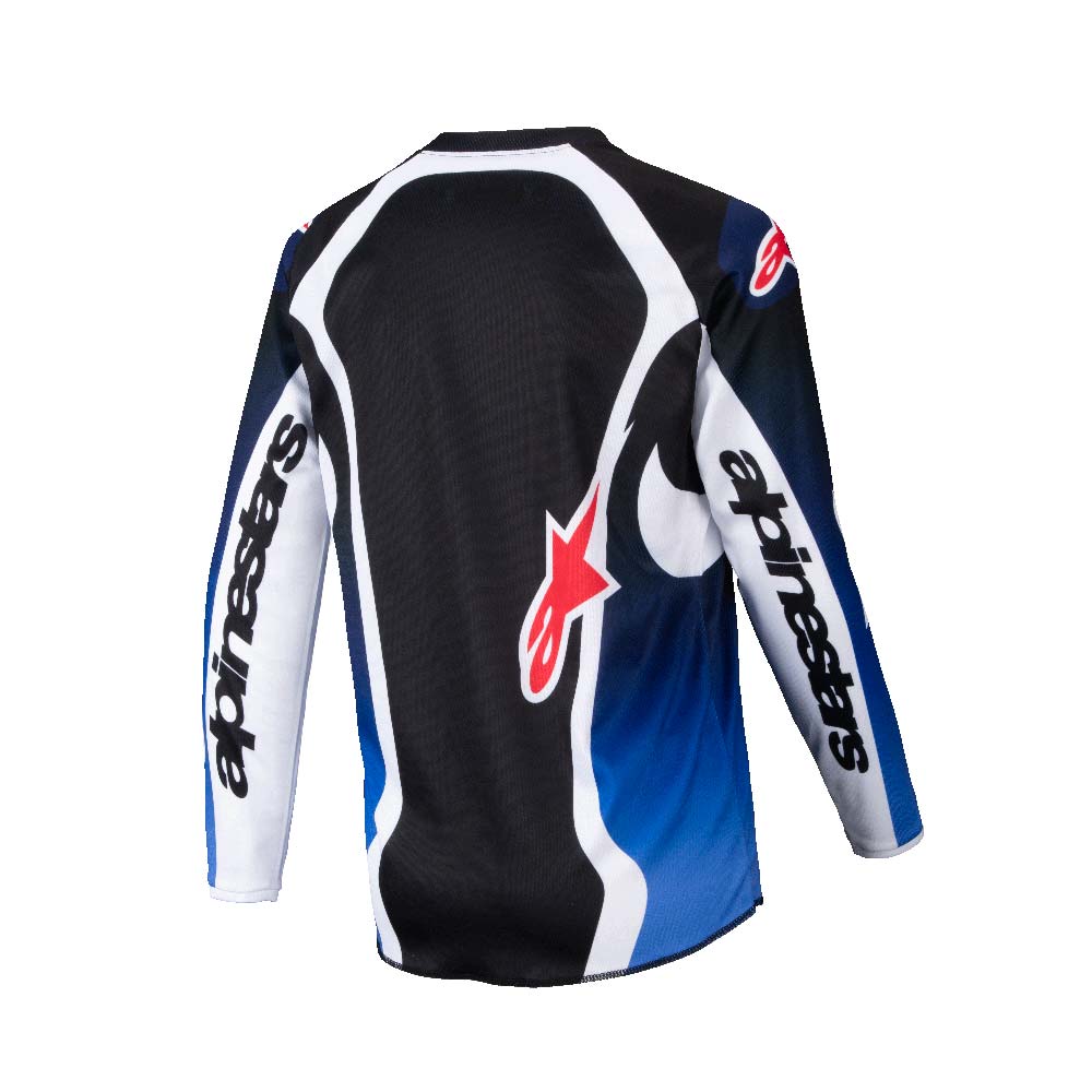 Alpinestars - Maillot enfant Youth Racer Wurx Bleu / Noir / Blanc / Rouge