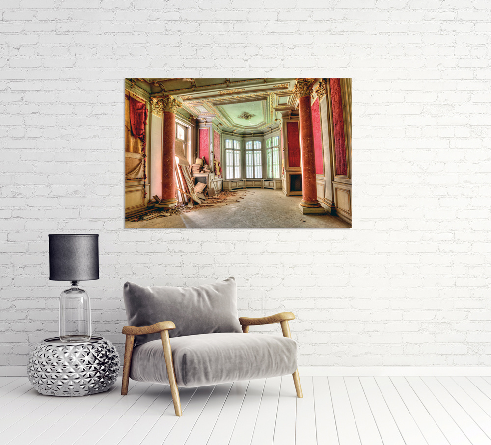 Akustikbild LOST PLACE SALON 80x120cm, 7kg