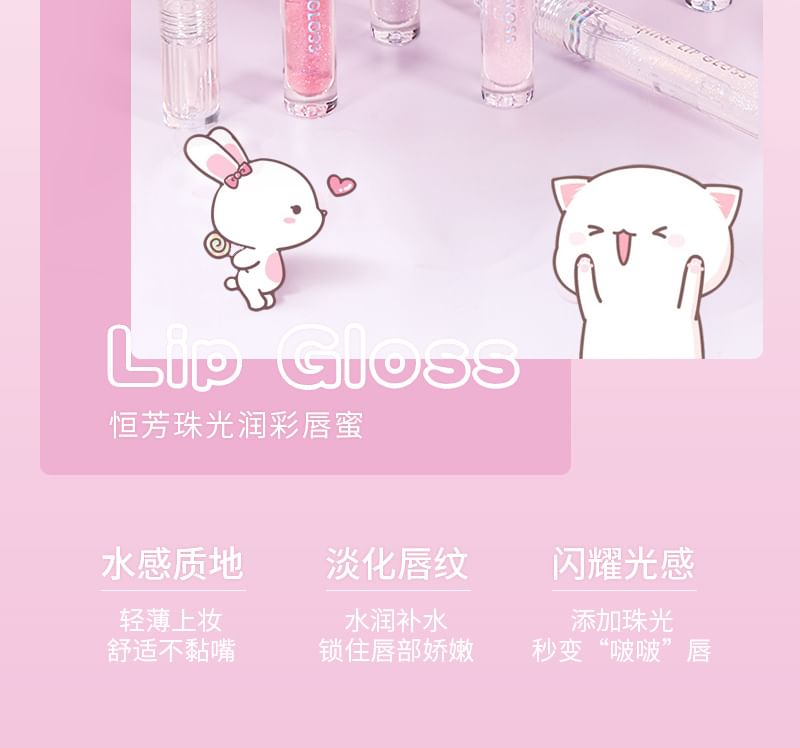Heng Fang - Briljante, Verfraaide Lipgloss - 6 Kleuren