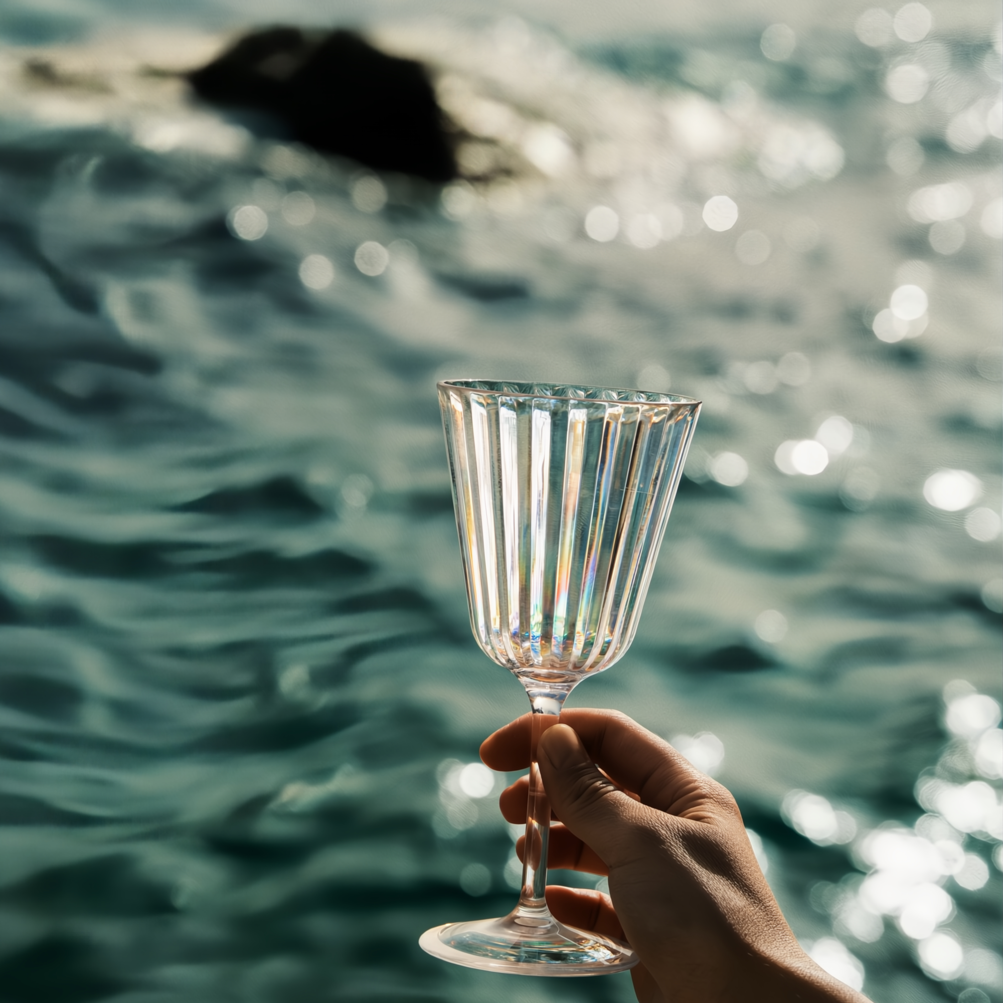 Flamefield Crystal Line wijnglas (set van 4)