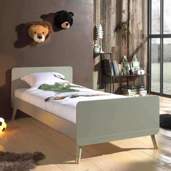 Vipack Billy Bed Satin White 90 x 200 cm