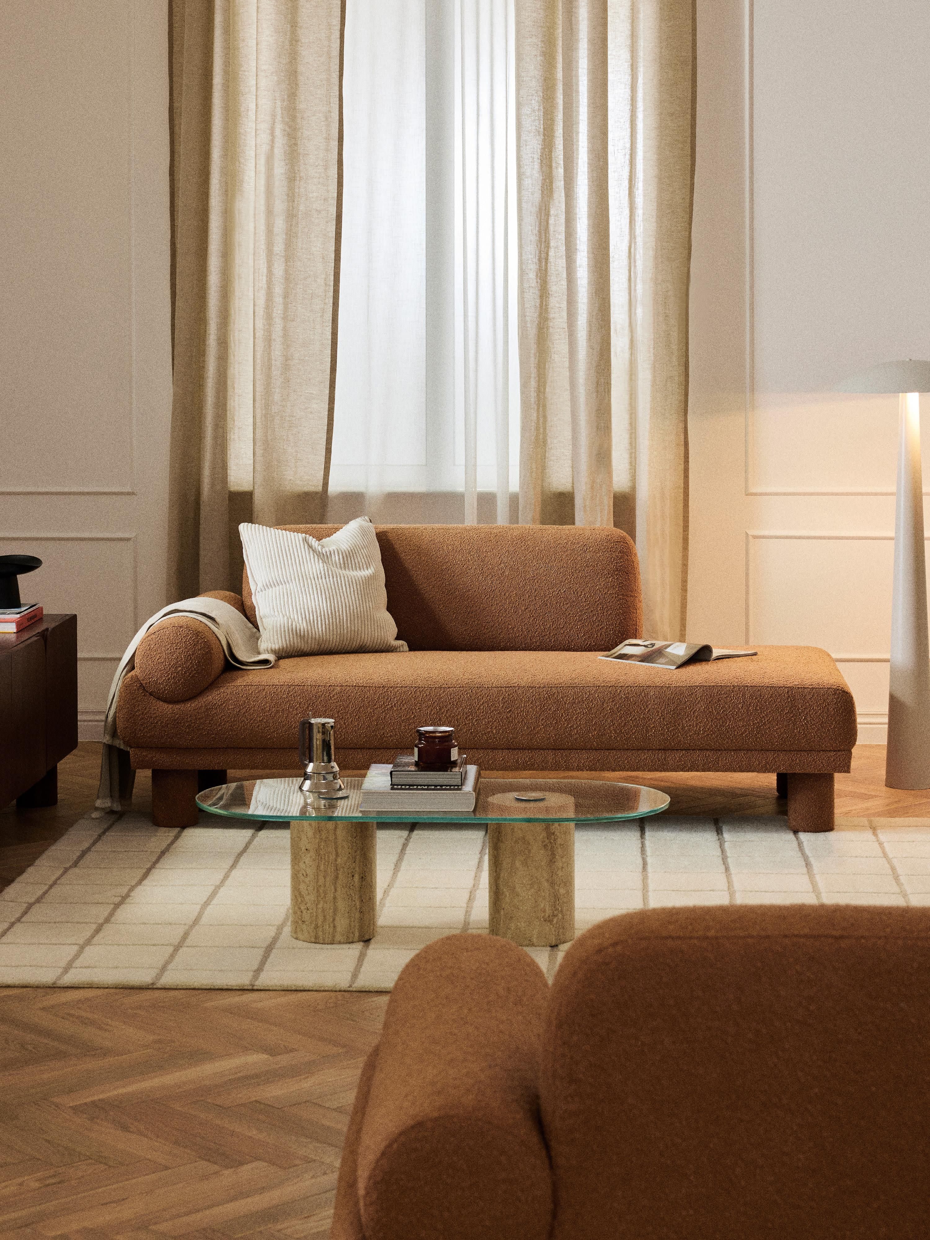 Bouclé chaise longue Lilo
