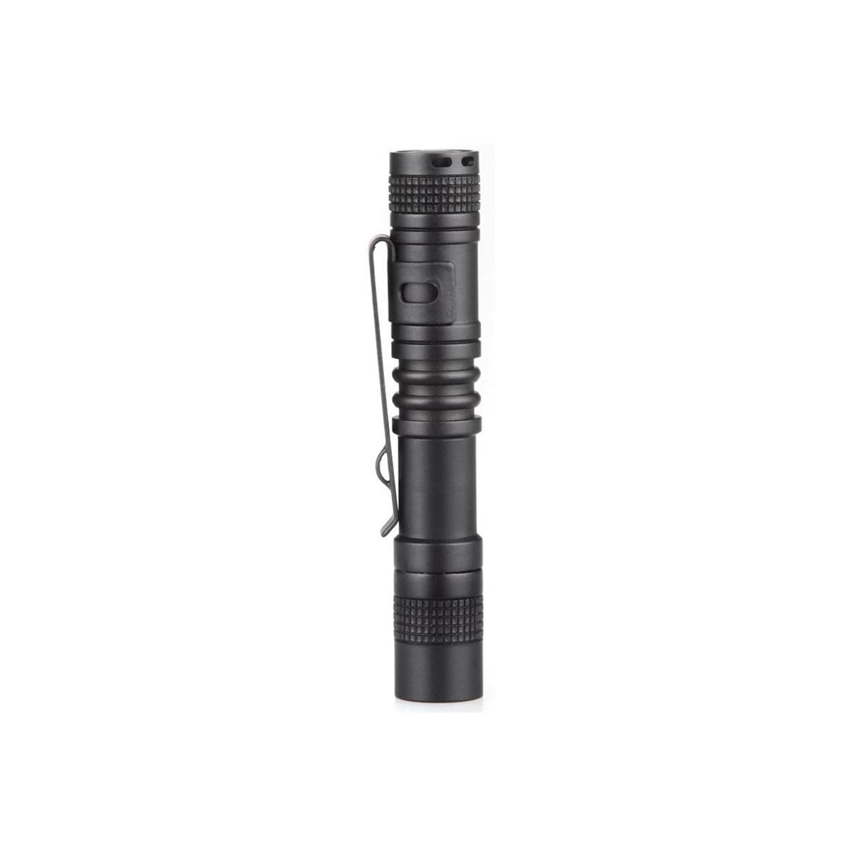 Liten lommelykt, 13cm, 120lm, Svart