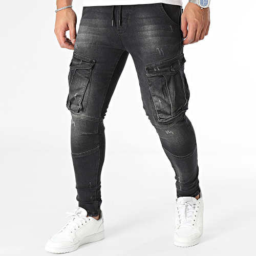 Pantalon Cargo Noir