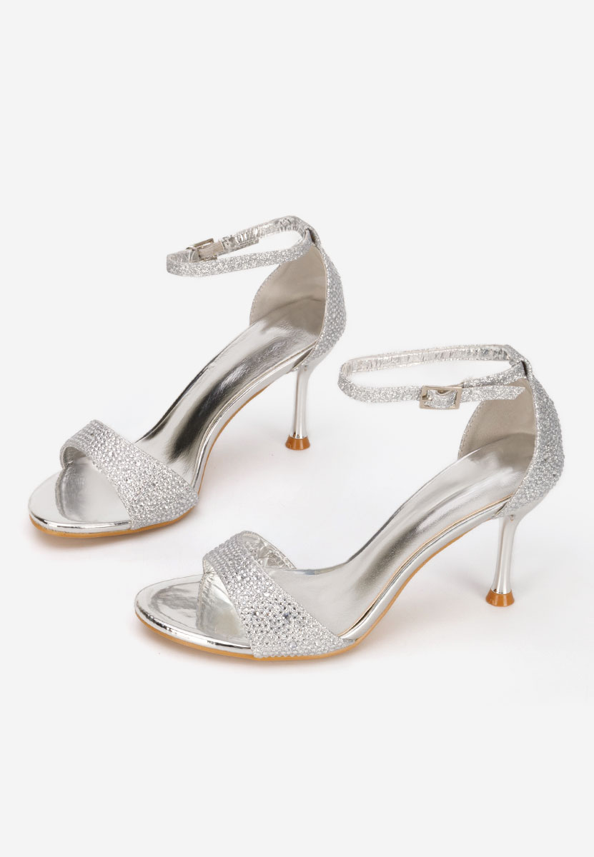 Sandales élégantes femme argent Persiana