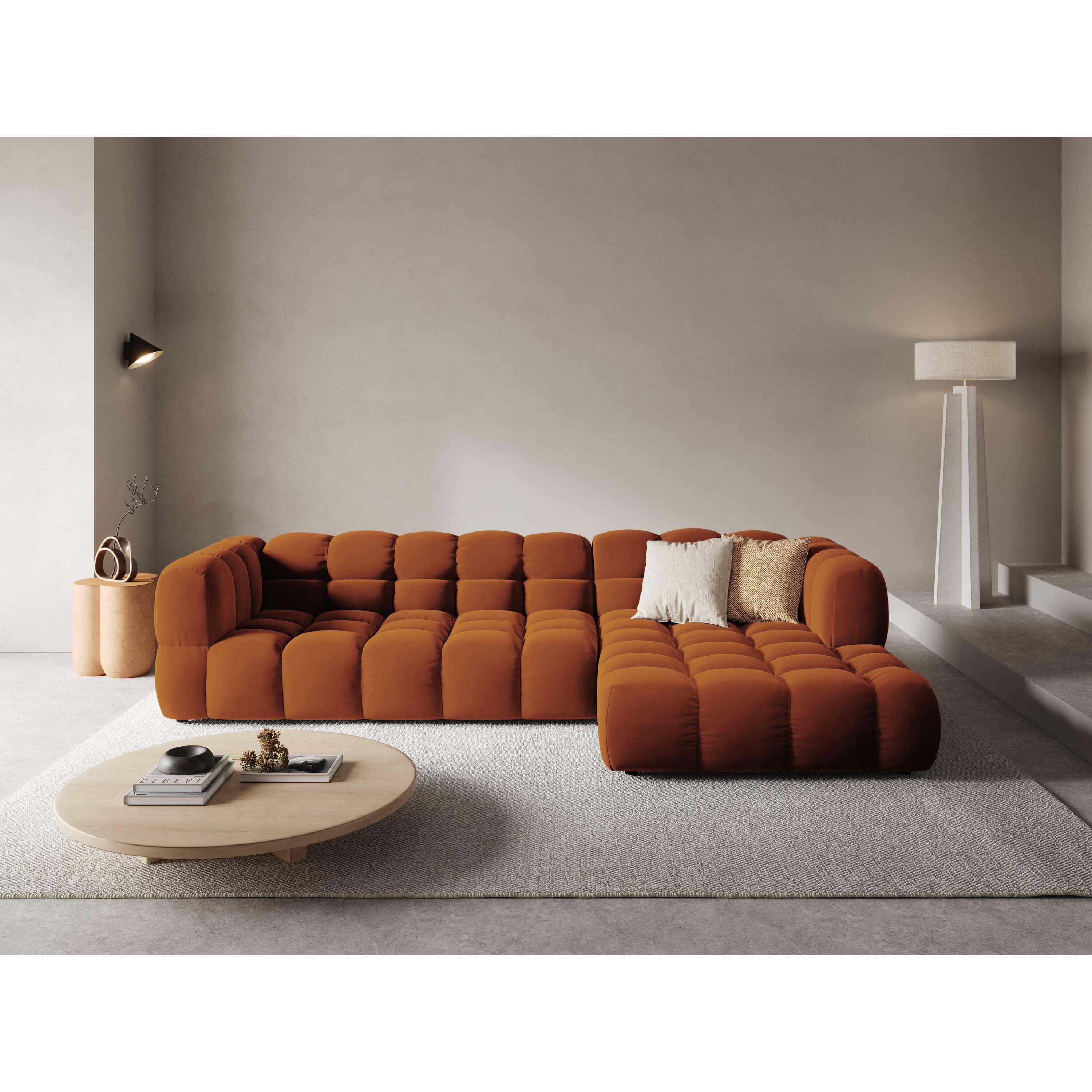 Cosmopolitan Design Sky 4-zits Hoekbank Rechts - Terra
