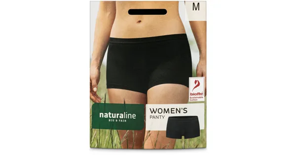 Naturaline TextilDamen Panty schwarz M